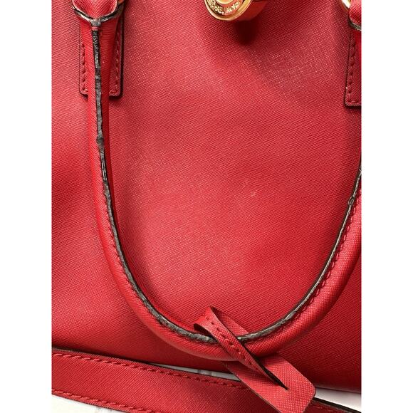 Michael Kors Red Hamilton Handbag - Picture 15 of 16